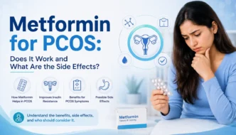 Struggling with PCOS symptoms, weight gain, or irregular periods? Discover how Metformin for PCOS works, its benefits, side effects, dosage, and whether it's the right treatment option for women in India.